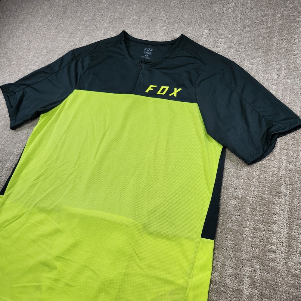 Fox Flexair Jersey Men Medium MTB Cycling Downhill Riding Race Shirt 1/4 Zip